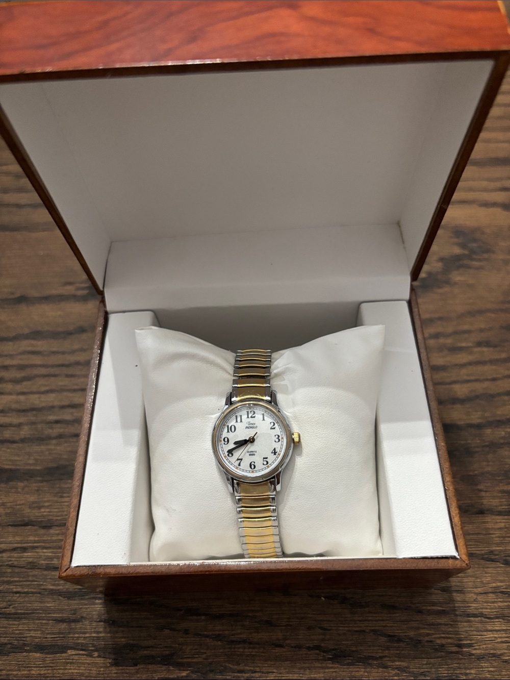 Timex Women's Two-Tone Silver and Gold Round Dial Watch